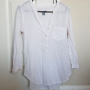Old Navy White Tunic/Cover Up